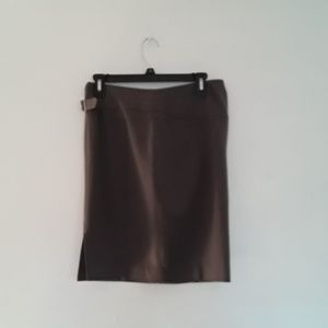Express Mini Skirt Brown Size 6 zip up